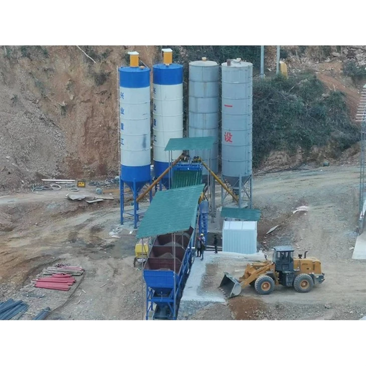 120m³ Stationary Batching Plant